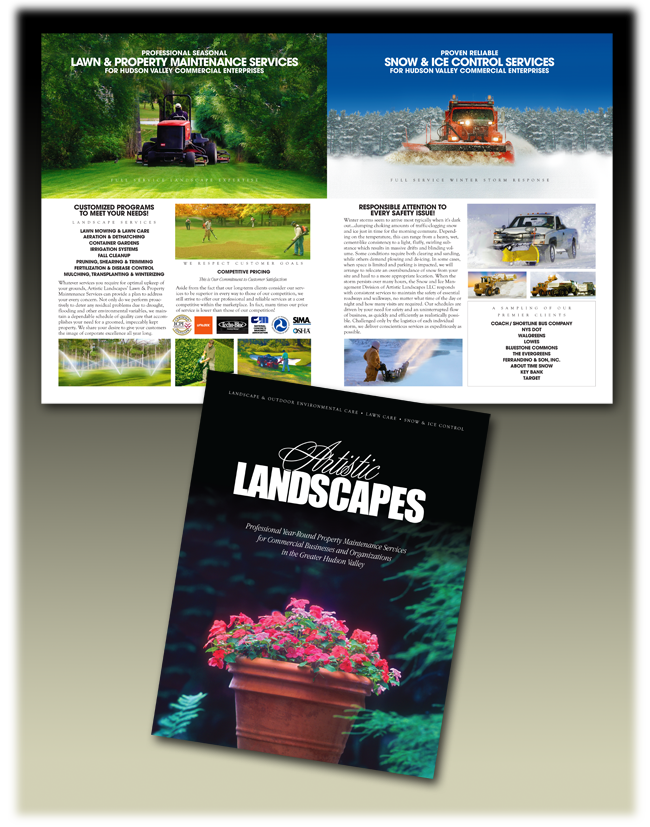 Artistic Landscapes brochure