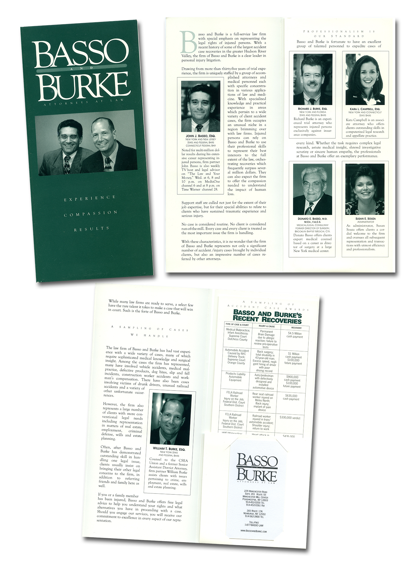 Basso and Burke brochure